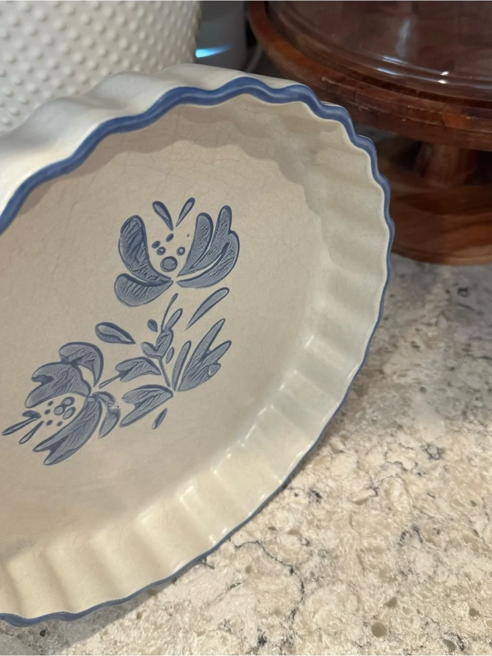 Vintage PFALTZGRAFF Yorktowne 9” Quiche Stoneware Dish